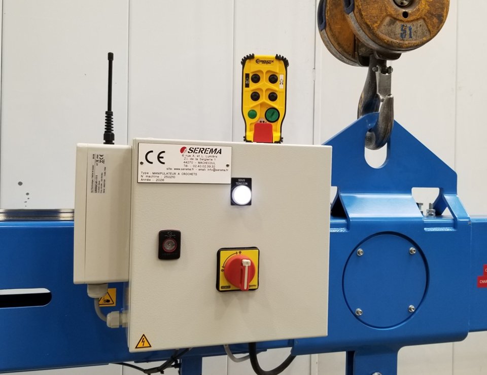 Palonnier de levage réglable radiocommandé SEREMA
